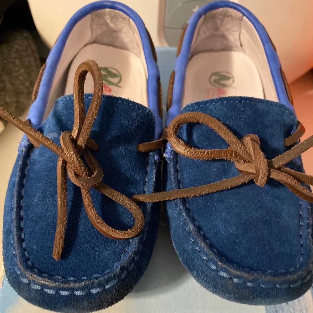 Naturino boys suede loafers.